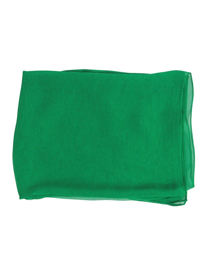 PANTONIGHT Long Chiffon Sheer Scarf For womens (710 green) - Image 4